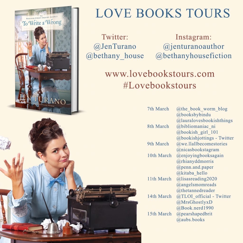 Full Book Tour To Write A Wrong