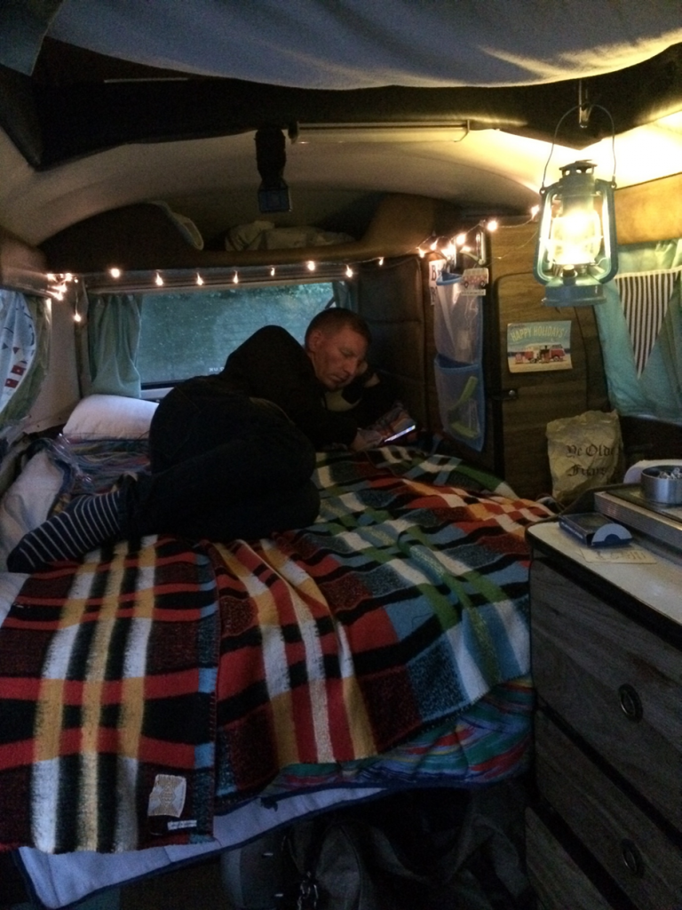 Traveling in a camper