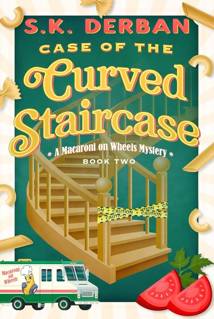 Case of the Curved Staircase (A Macaroni on Wheels Mystery) Bk 2. Follow the mystery and all the delicious food.