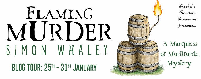 Banner Flaming Murder barrels with dynamite